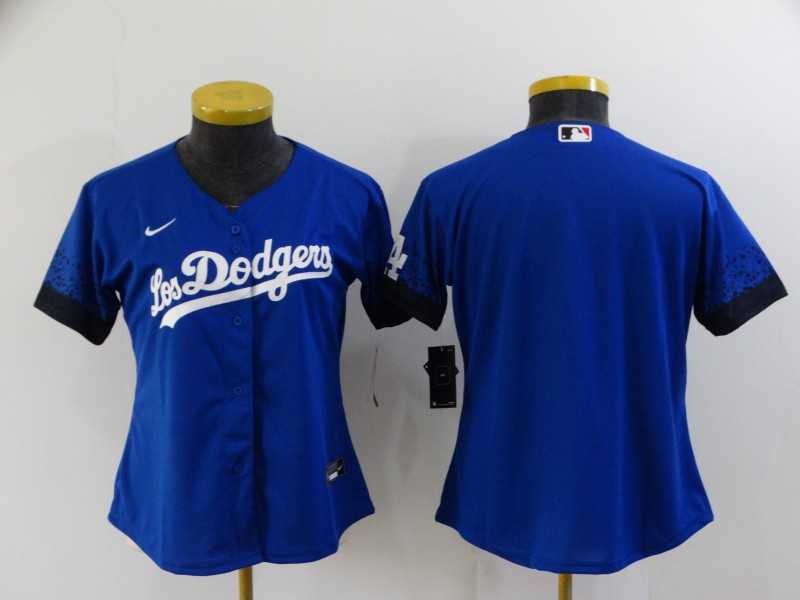 Women Dodgers Blank Royal 2021 City Connect Cool Base Jersey,We sell and wholesale Women Dodgers Blank Royal 2021 City Connect Cool Base Jersey on line form chian!